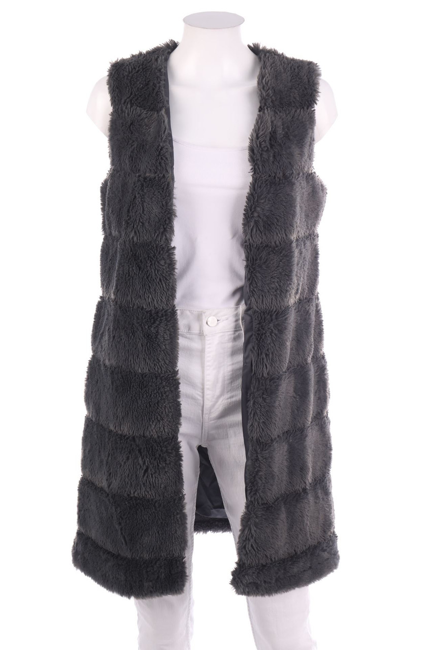 SHEIN - Fake Fur-Weste - XS