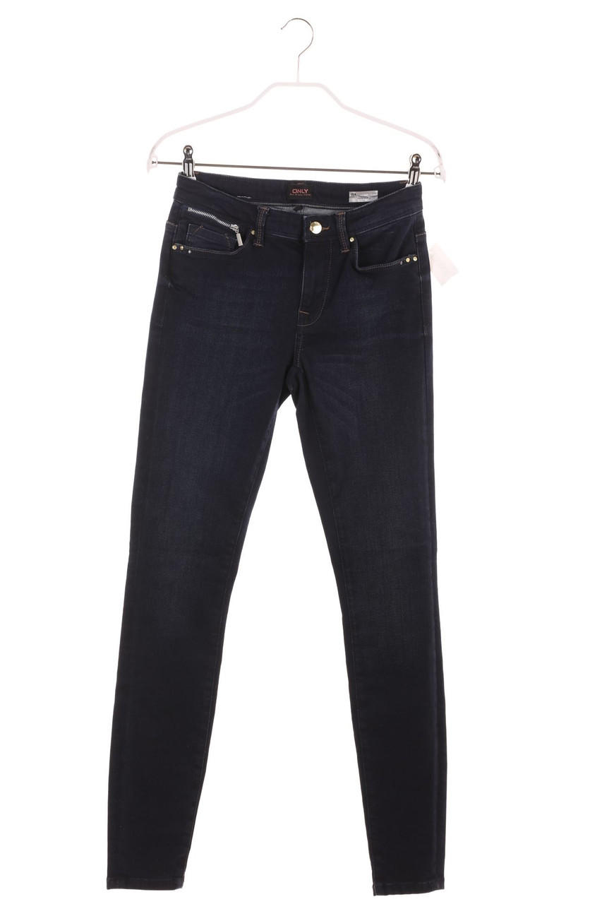 ONLY - Dark Denim Skinny-Jeans - S