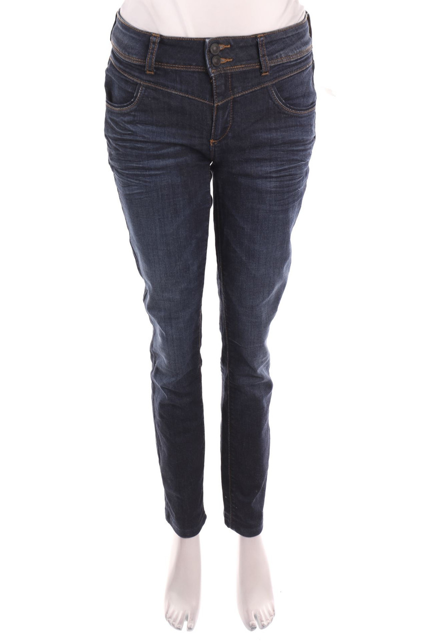Street One - Used Look Straight Cut Jeans - XS