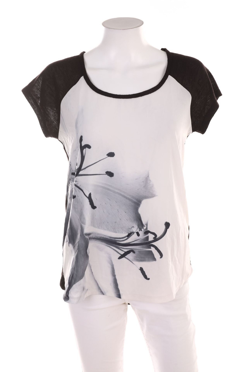 orsay - Shortsleeve-Shirt with Flower Print - M