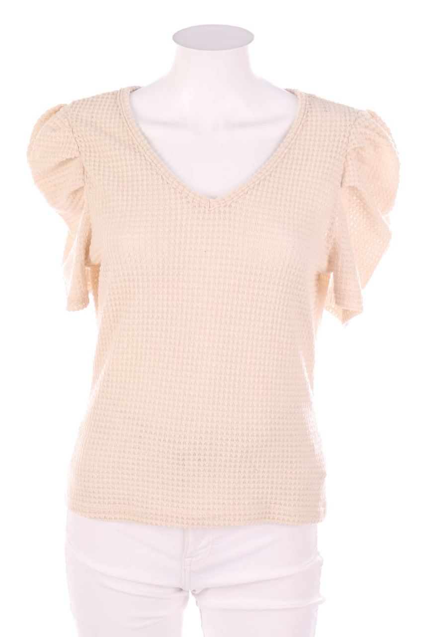 SHEIN - Kurzarm-Shirt mit Puffärmeln - L