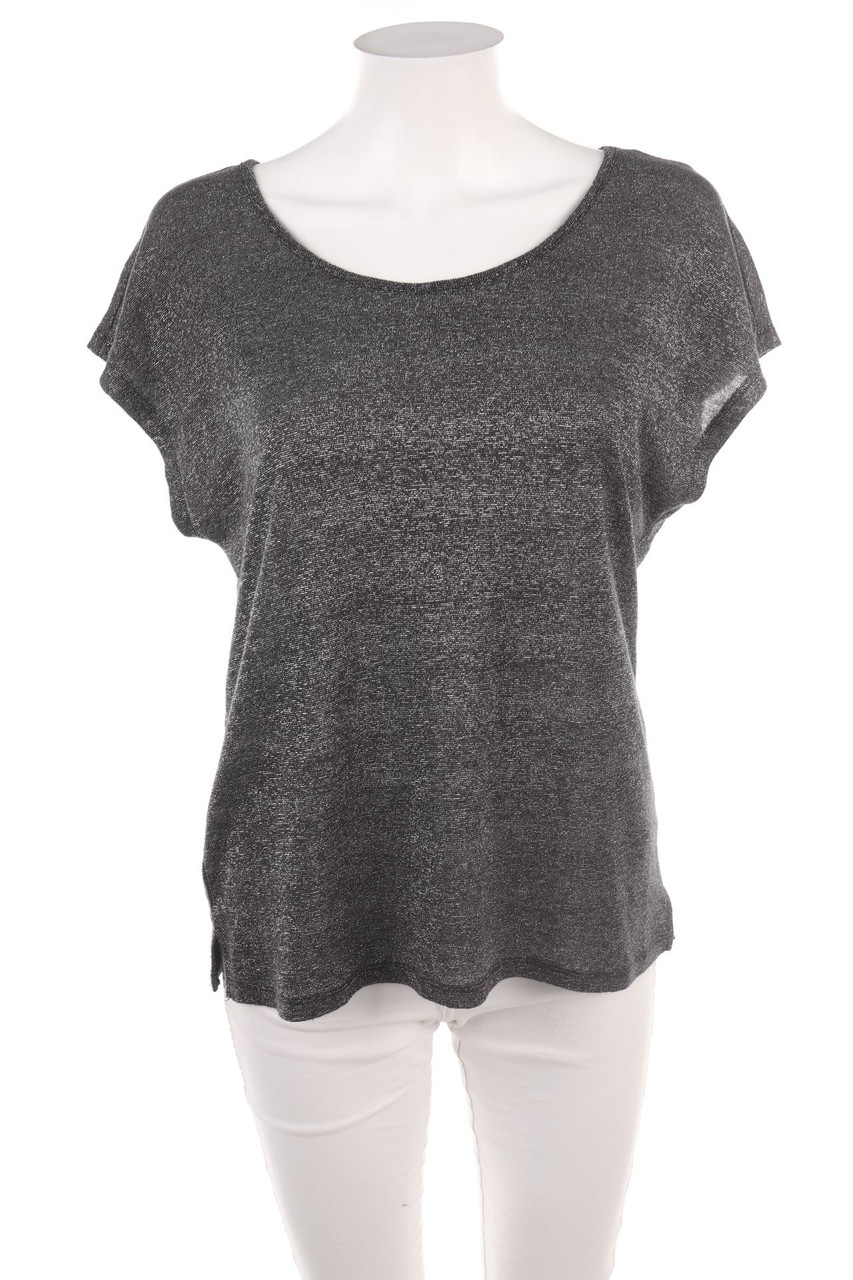 ONLY - Glitzer-Kurzarm-Shirt - S