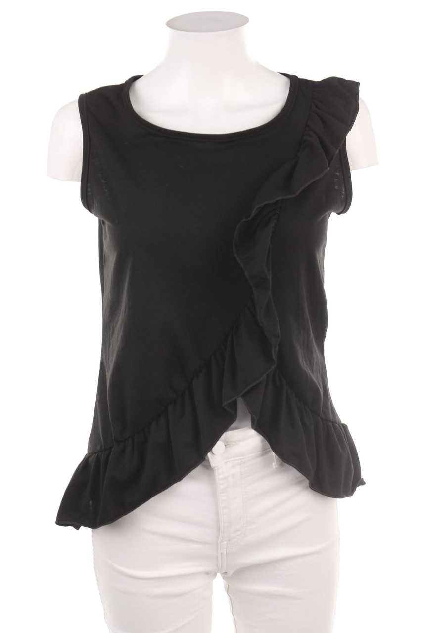 No Label - Top with Volants, Cotton-blend - S