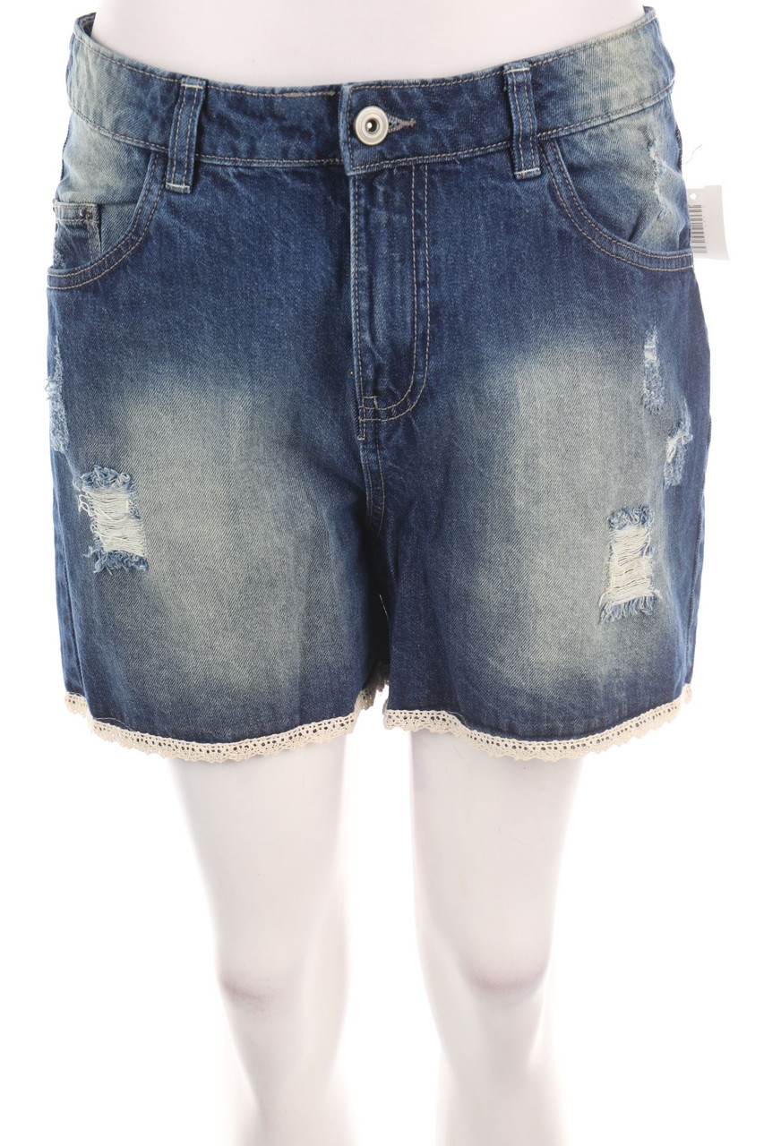 Ohne Label - Used Look Jeans-Shorts - M