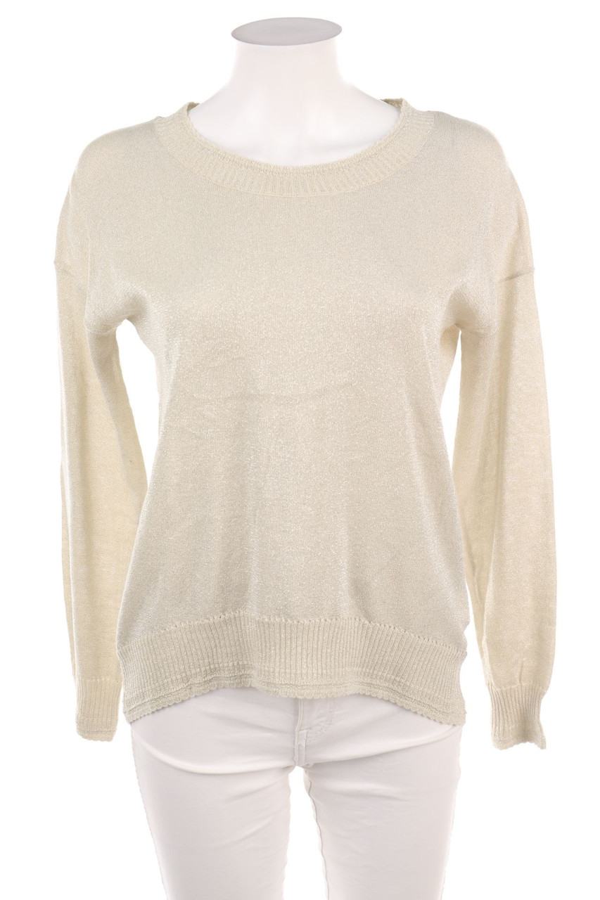 H&M - Strick-Pullover mit Metallic-Effekt - M