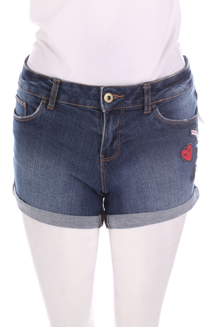 esmara - Jeans Shorts with Patches - D 40