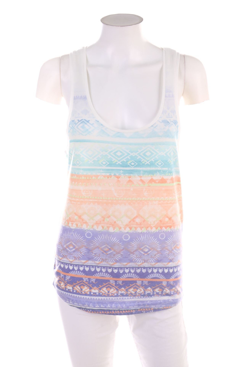 No Label - Top with Ethno Print - D 36