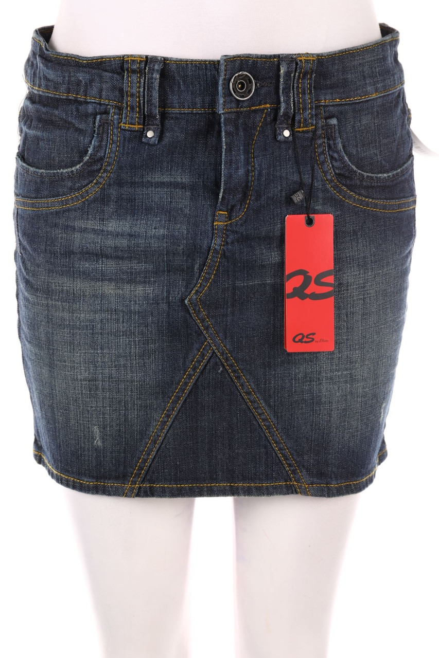 QS by s.Oliver - Denim Mini Skirt - S