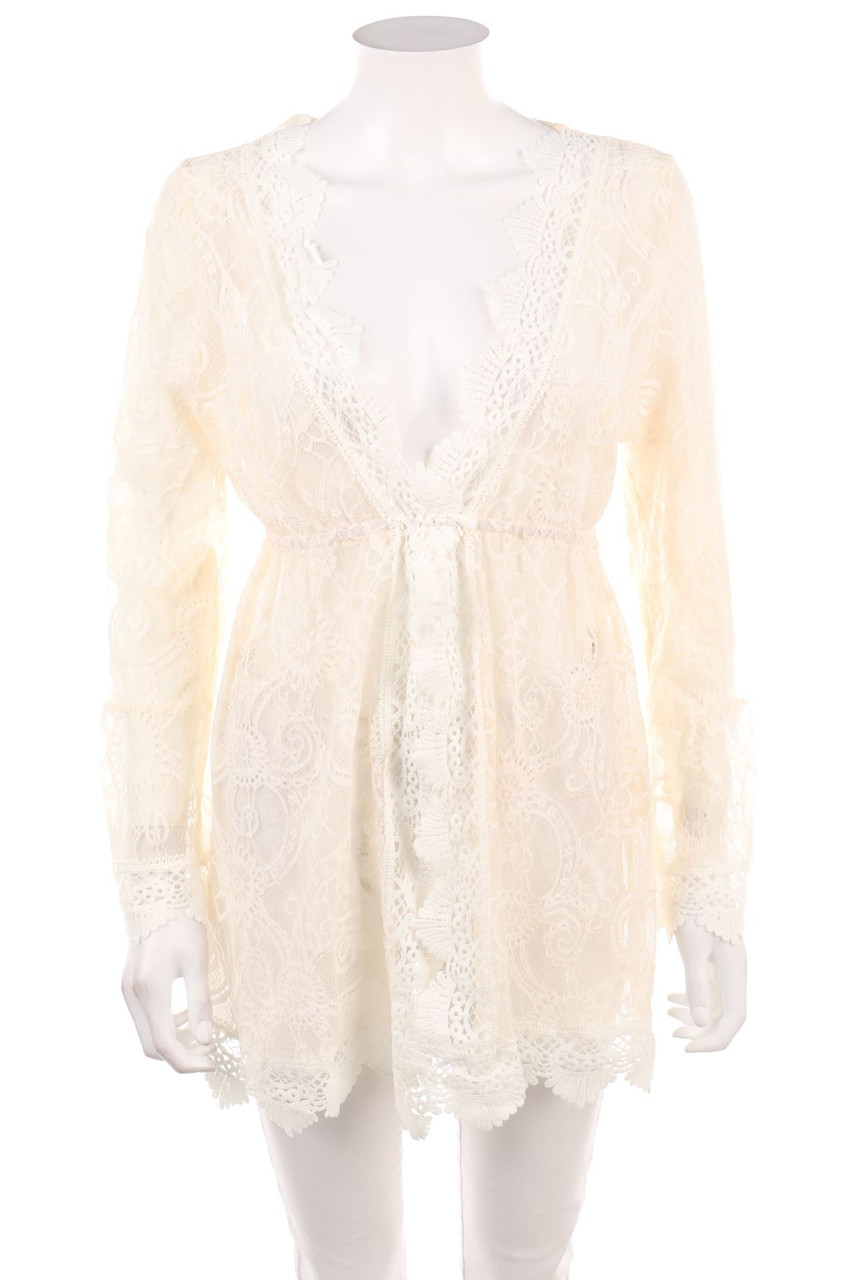 No Label - Mini Dress, Lace - L