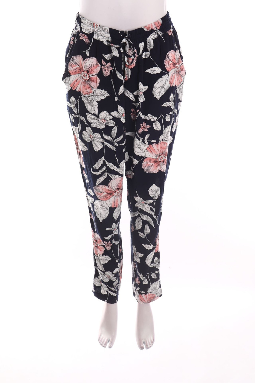 ONLY - Jogger-Hose mit Blumen-Print - D 40