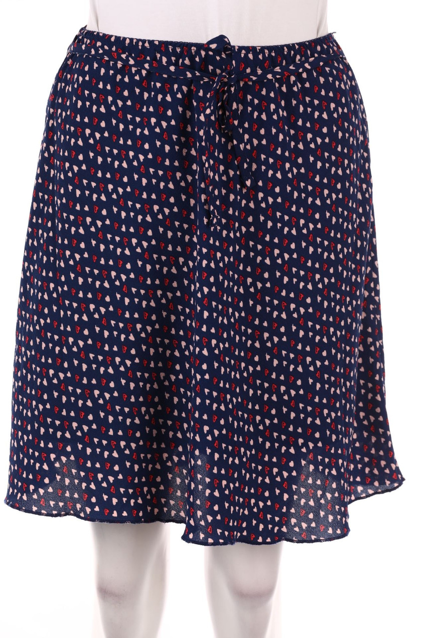 blue motion - Skirt with Pattern - S