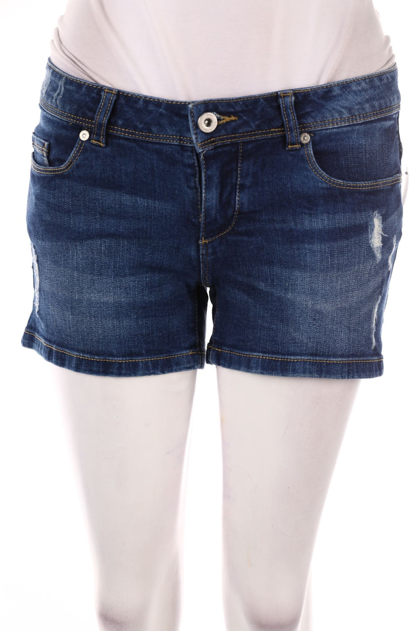ONLY - Distressed Jeans-Shorts - M