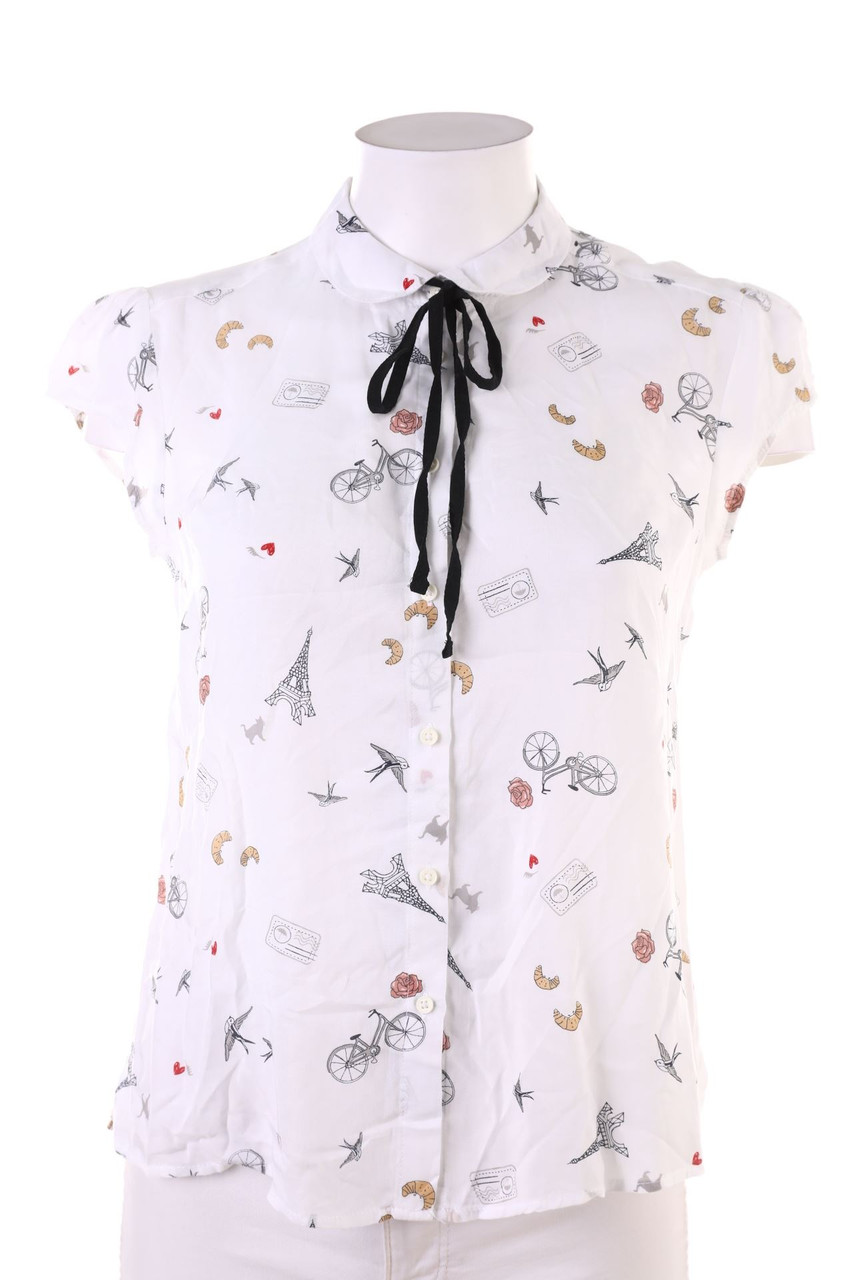 C&A - Hemd-Bluse mit kurzem Ärmel - S