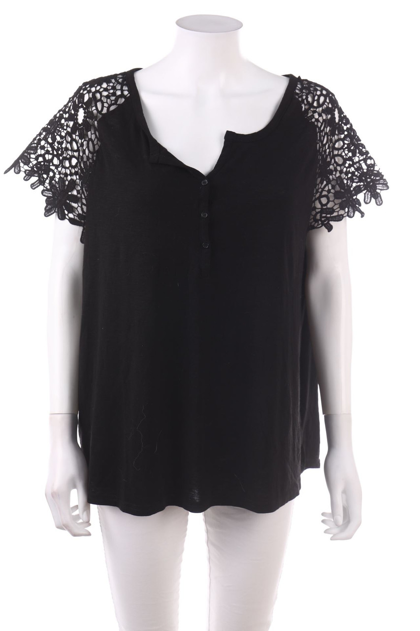 Janina - Kurzarm-Bluse - XL