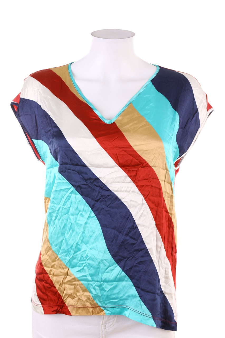 NIÚ - Blusentop mit Seide - S