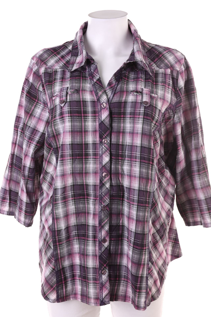 C&A - Hemd-Bluse mit kurzem Ärmel - 48