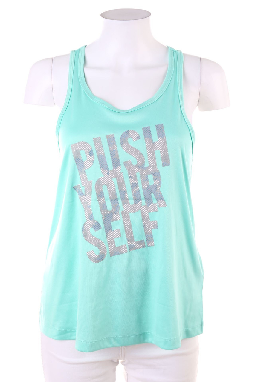 crivit - Top with Statement Print - S