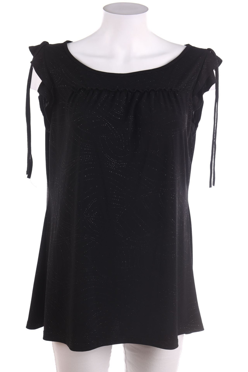 promod - Glitzer-Top mit Volants - L