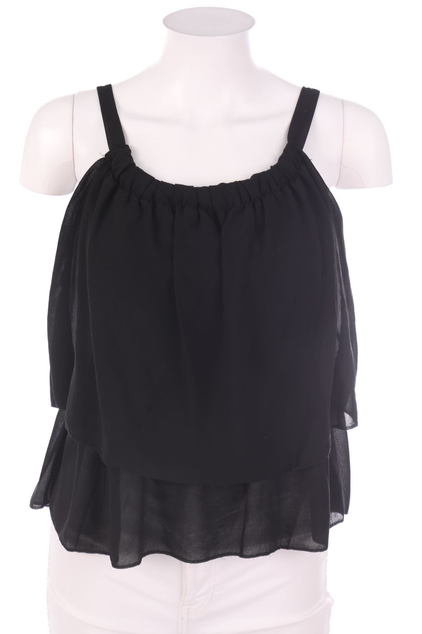 No Label - Blouse Top with Volants - D 38