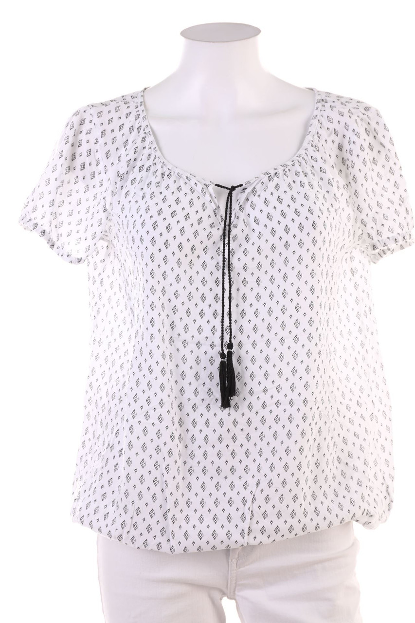 G!na - Kurzarm-Bluse - L