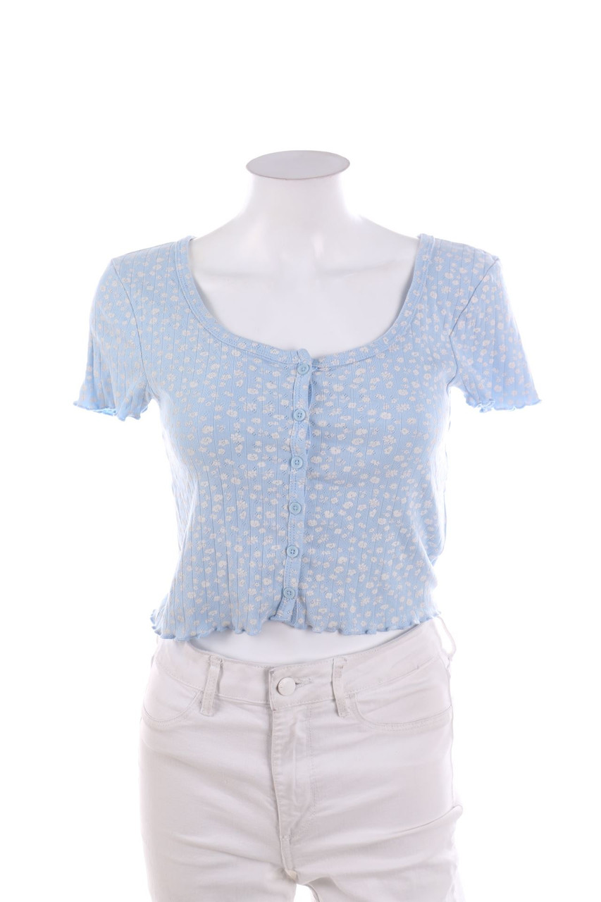 FB SISTER - Shortsleeve-Shirt with Flower Print - S