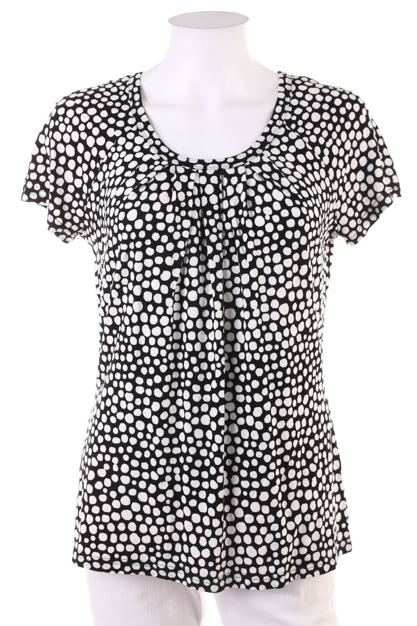 Qiéro! - Shortsleeve-Shirt, Pleated - L