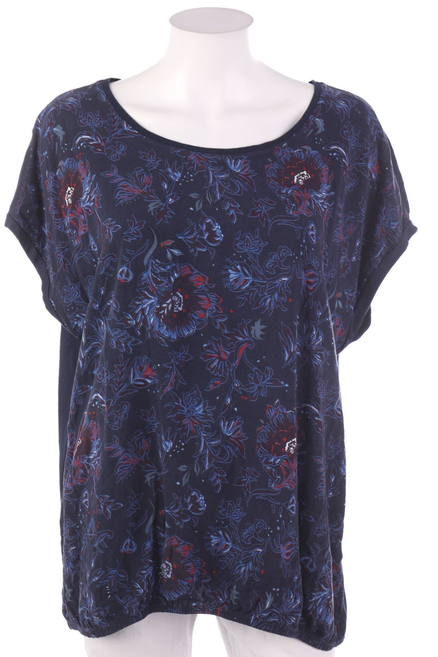 CECIL - Kurzarm-Shirt mit Blumen-Print - XL