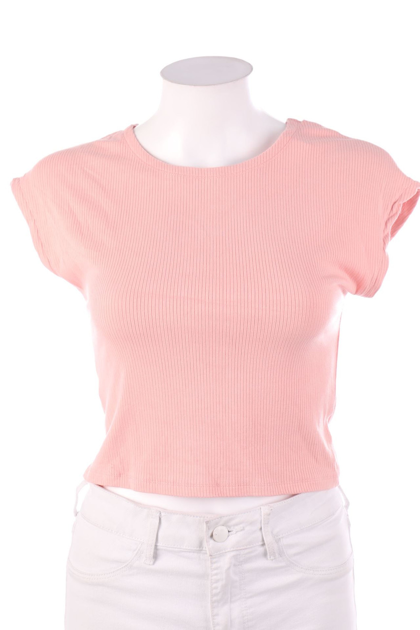 No Label - Cropped-Shortsleeve-Shirt - L