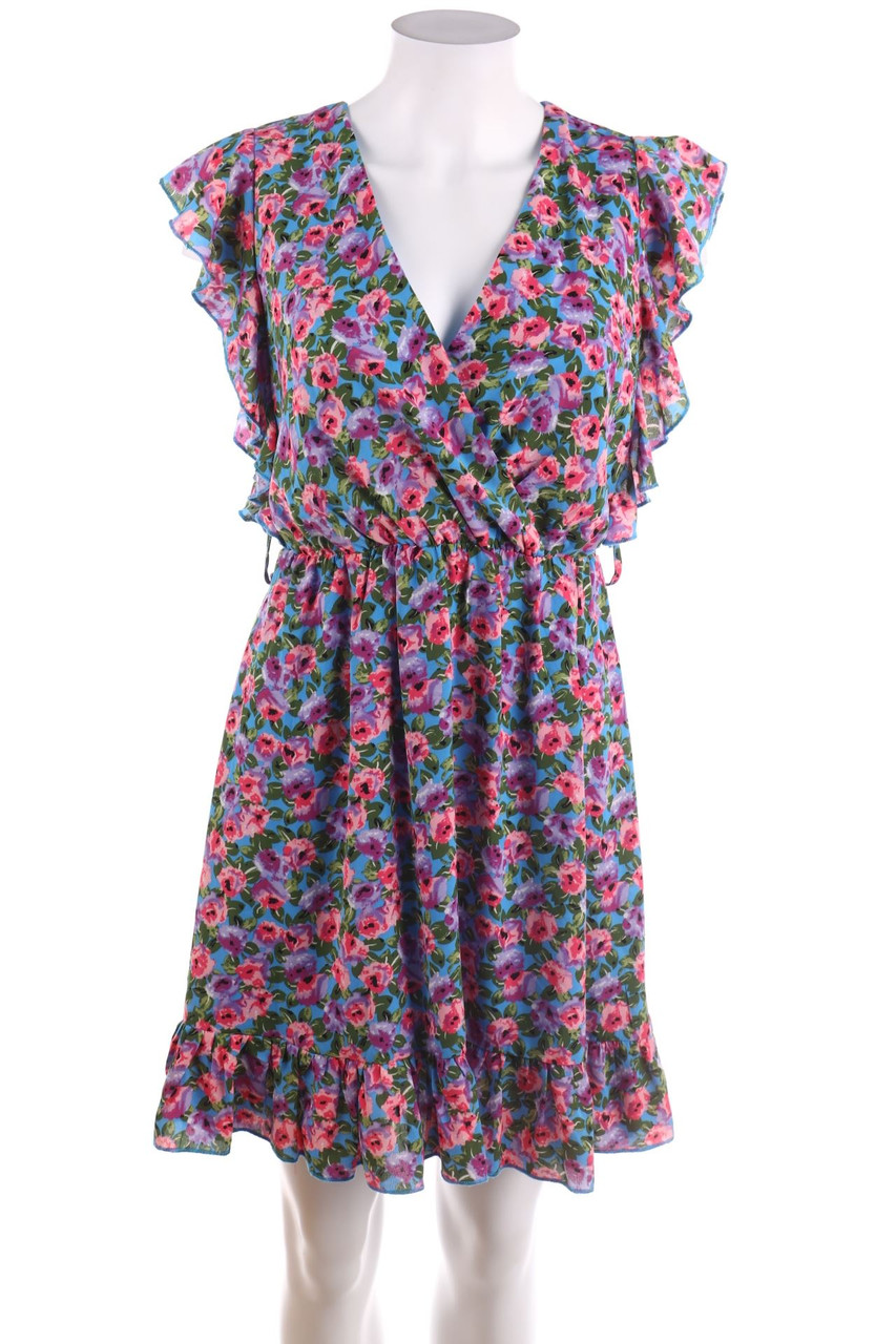 SECONDHAND - Dress with Flower Print - S