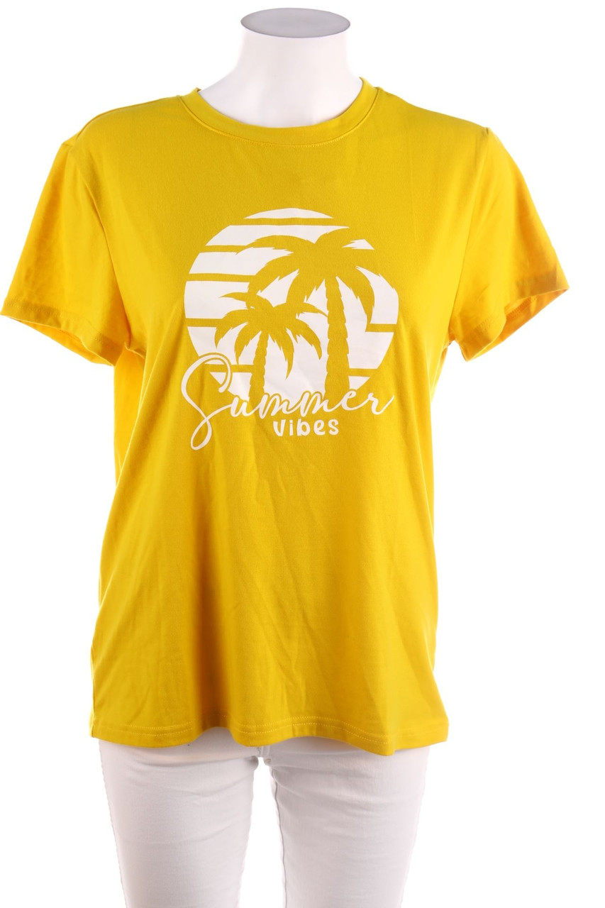 SHEIN - Kurzarm-Shirt mit Print - L