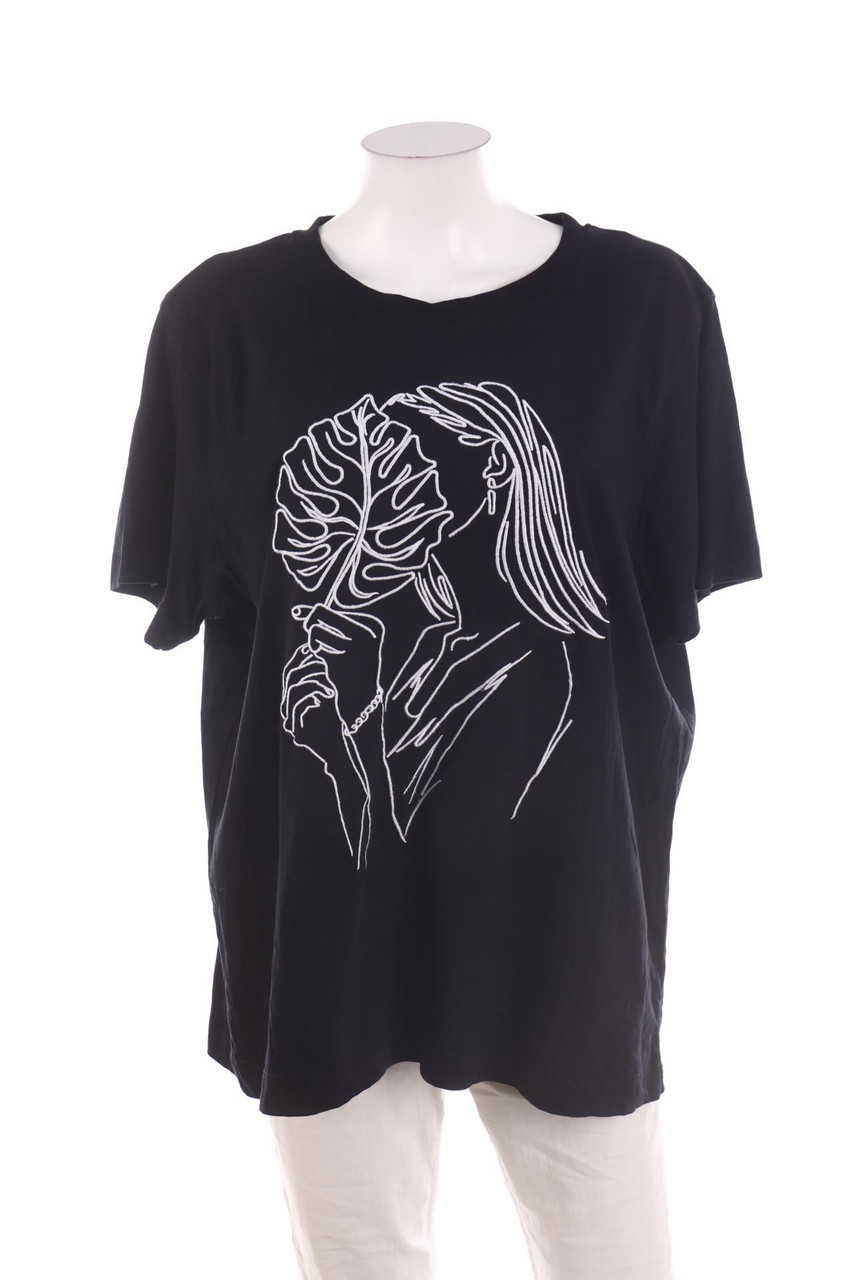 C&A - Shortsleeve-Shirt with Embroideries - D 44