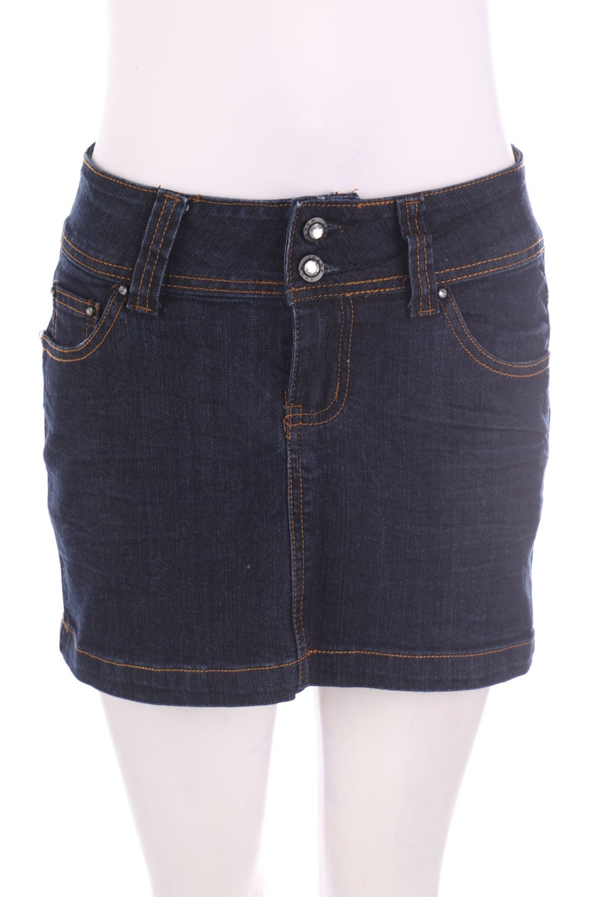 MISS ANNA - Denim Mini Skirt - M