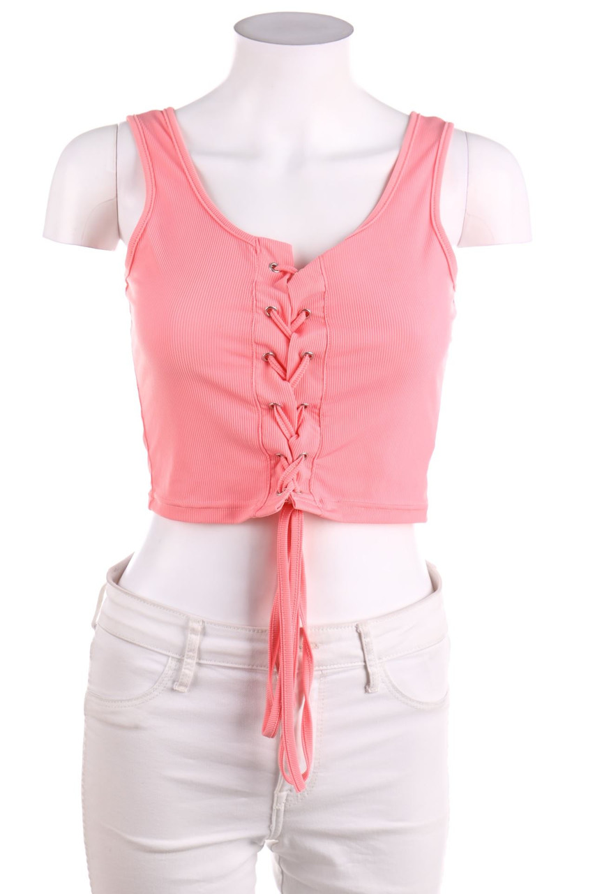 No Label - Top with Lacing - S