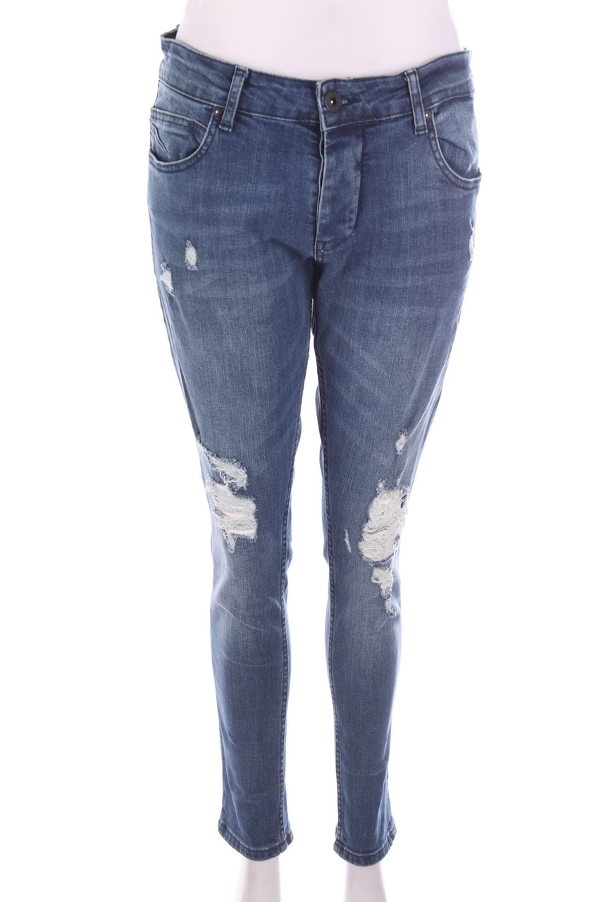 SECONDHAND - Distressed Skinny-Jeans - L