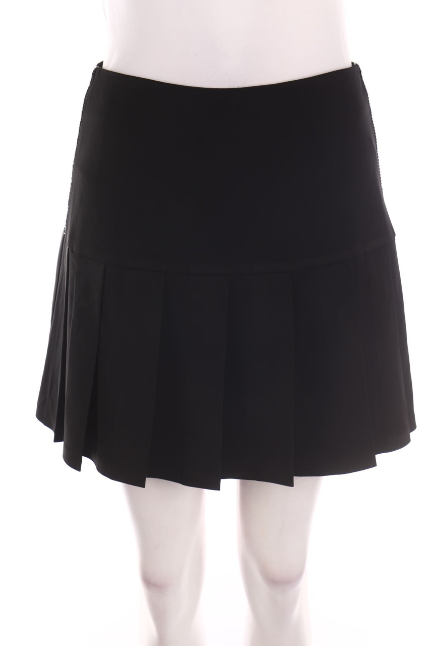 FARHAT DAY - Pleated Mini-Skirt with Applications - D 36