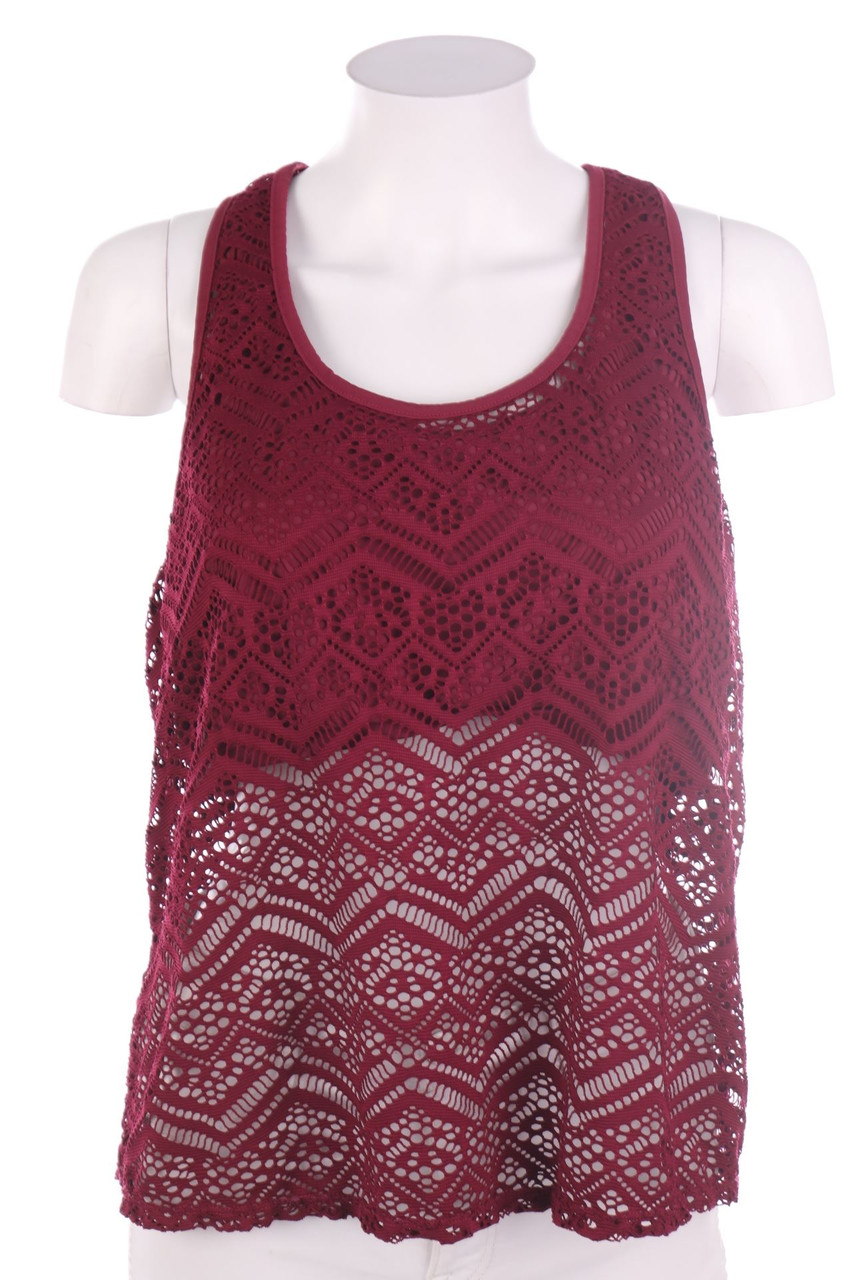 RAINBOW - Lace-Racerback Top - L