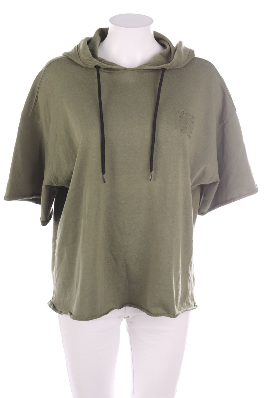 DKNY SPORT - Oversize-Sweatshirt mit Logo-Prägung - XS