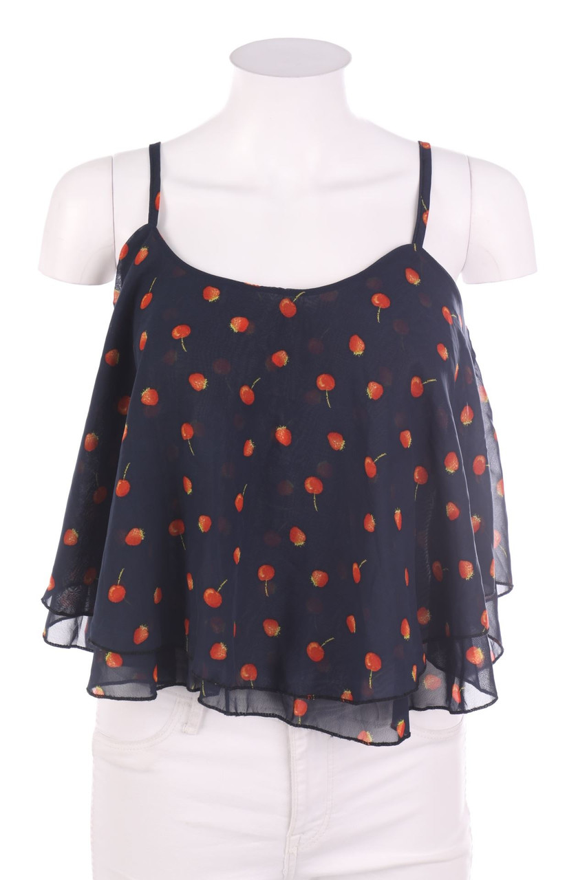 No Label - Chiffon-Blouse Top - M