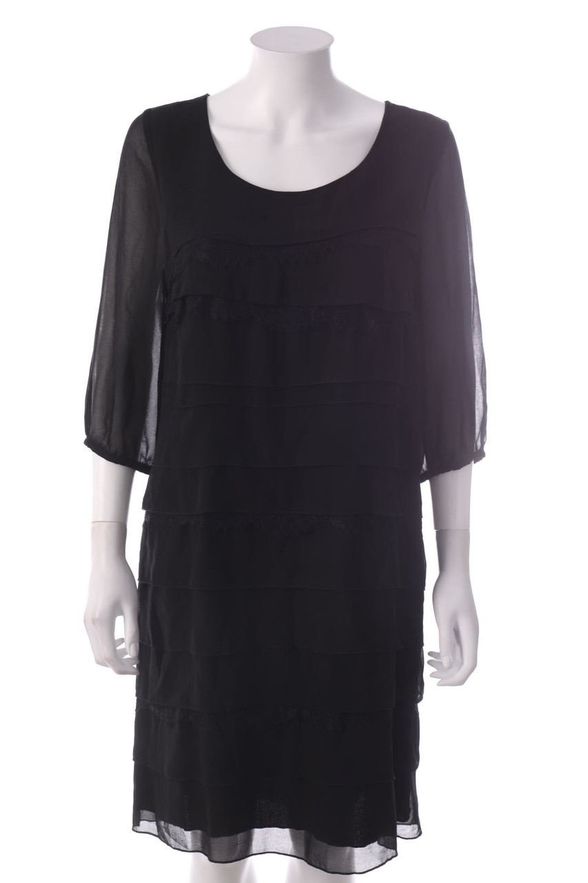 No Label - Dress, Layer Look with Lace - D 40-42