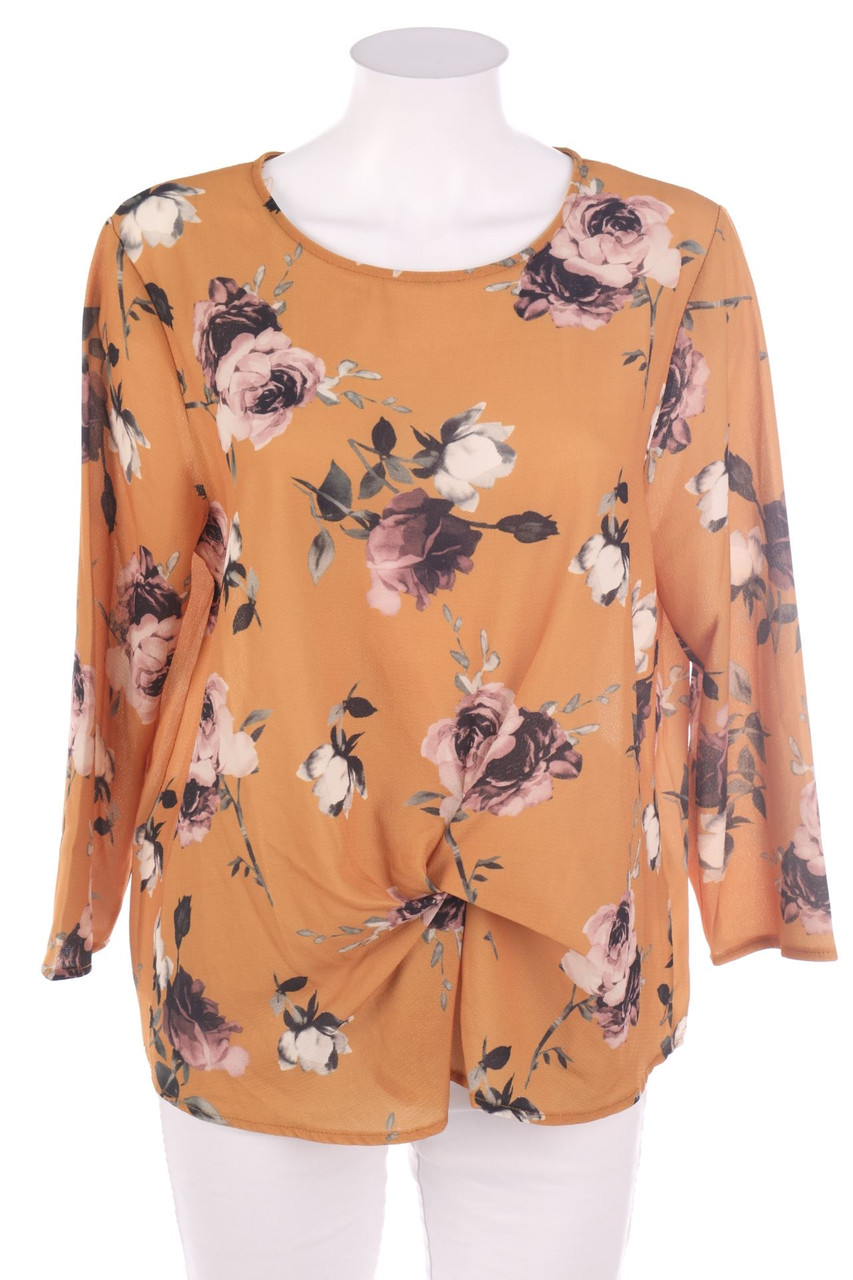 Hailys - Bluse mit Drapierung - XL