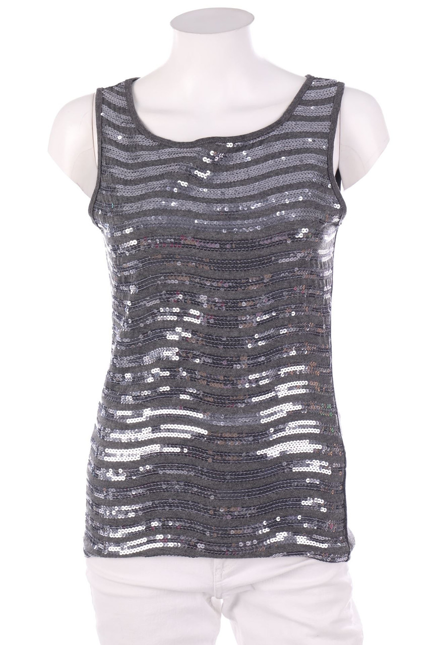 AMISU - Top with Sequins - S