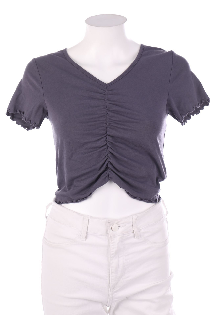 even&odd - Shortsleeve-Shirt with Ruffles - S