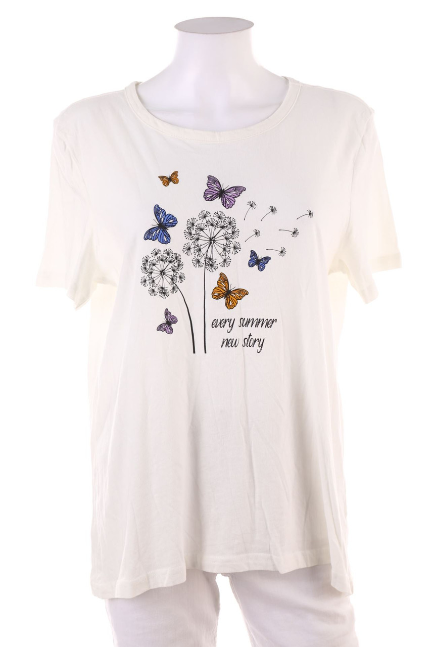 No Label - Shortsleeve-Shirt with Print - L