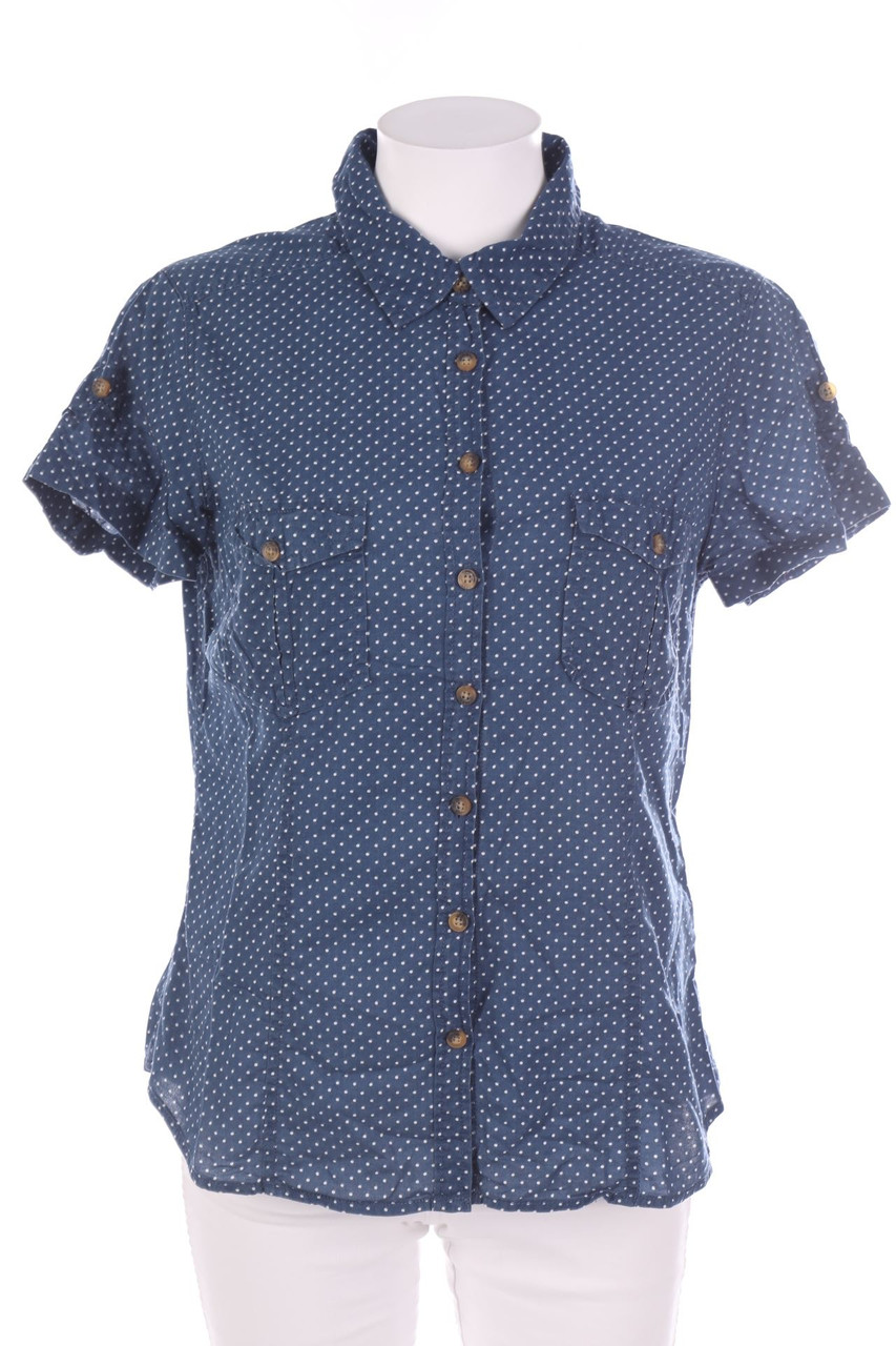 H&M - Hemd-Bluse mit kurzem Ärmel - L