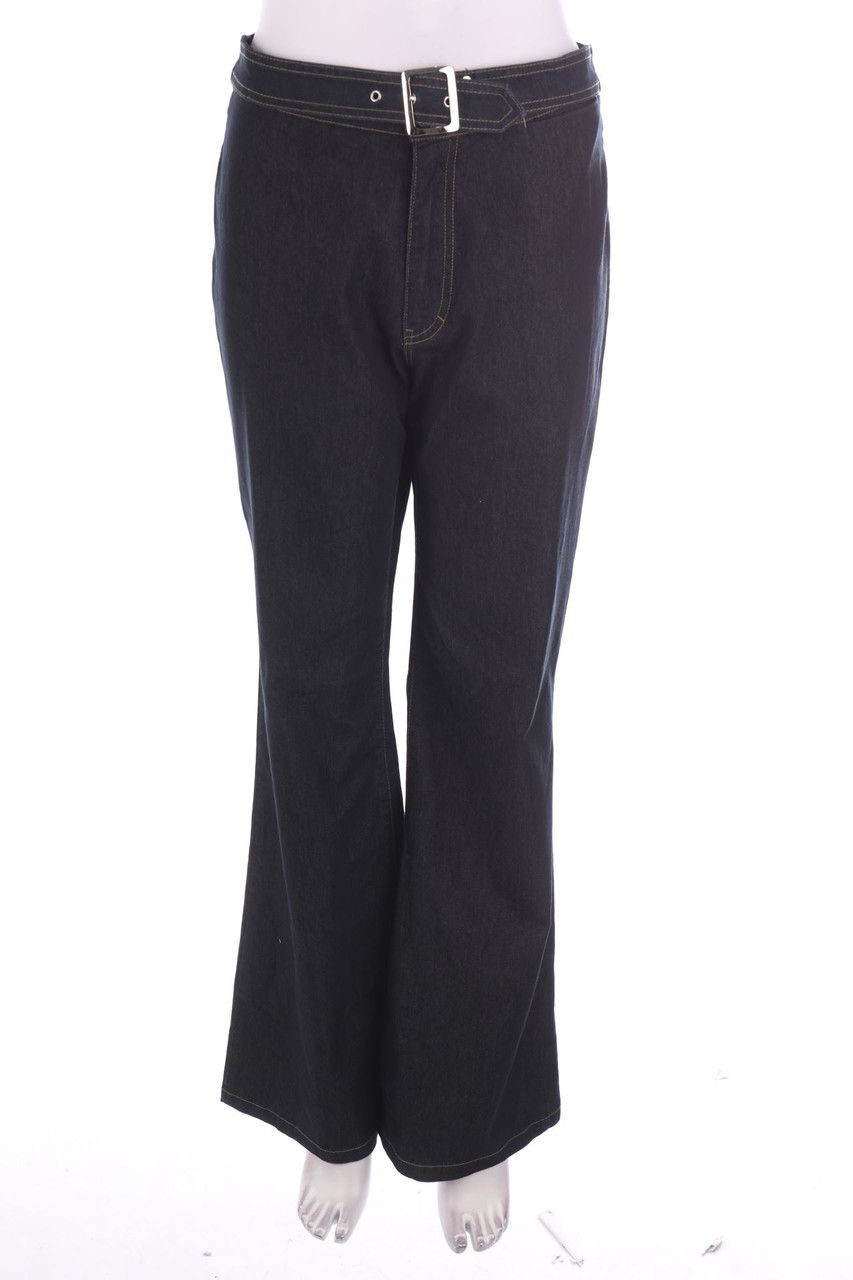 Zagora - Dark Denim Flared Jeans - 3XL