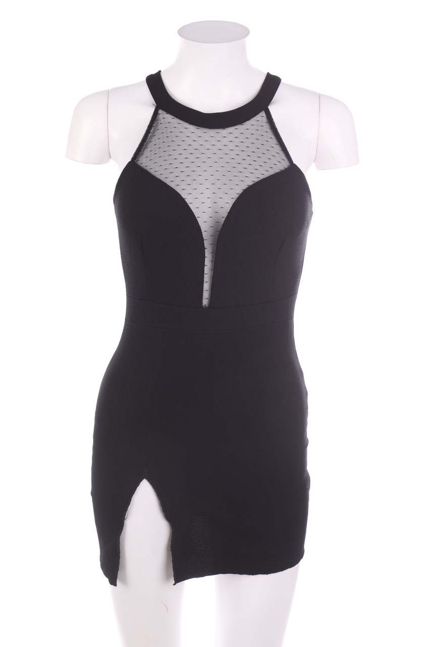 No Label - Mini-Party-Dress with Lace - D 32