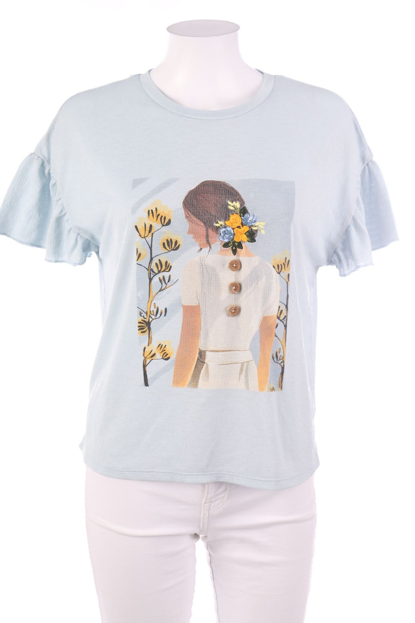 SECONDHAND - Shortsleeve-Shirt with Print - S