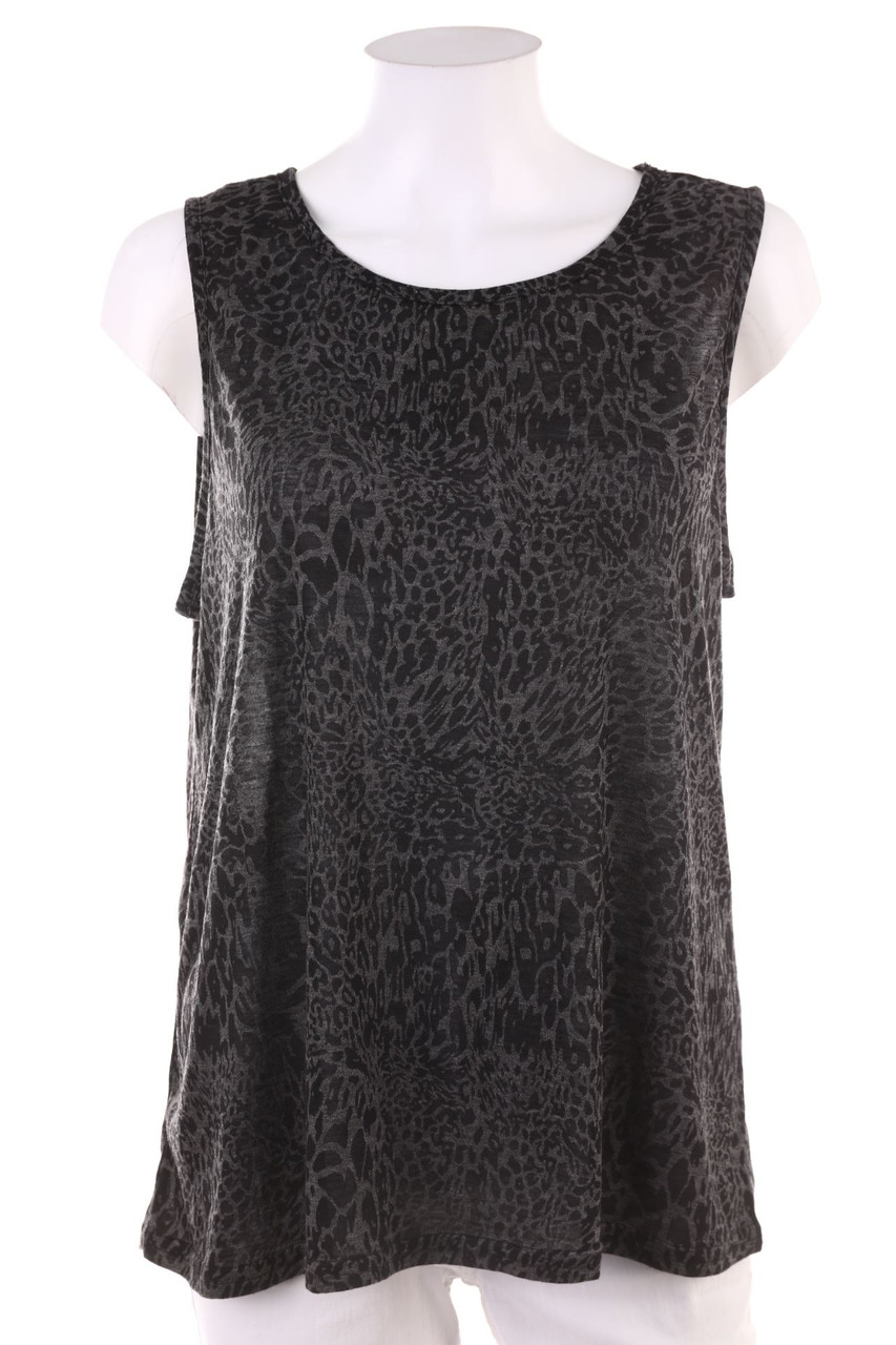 Janina - Top mit Animal-Print - XL