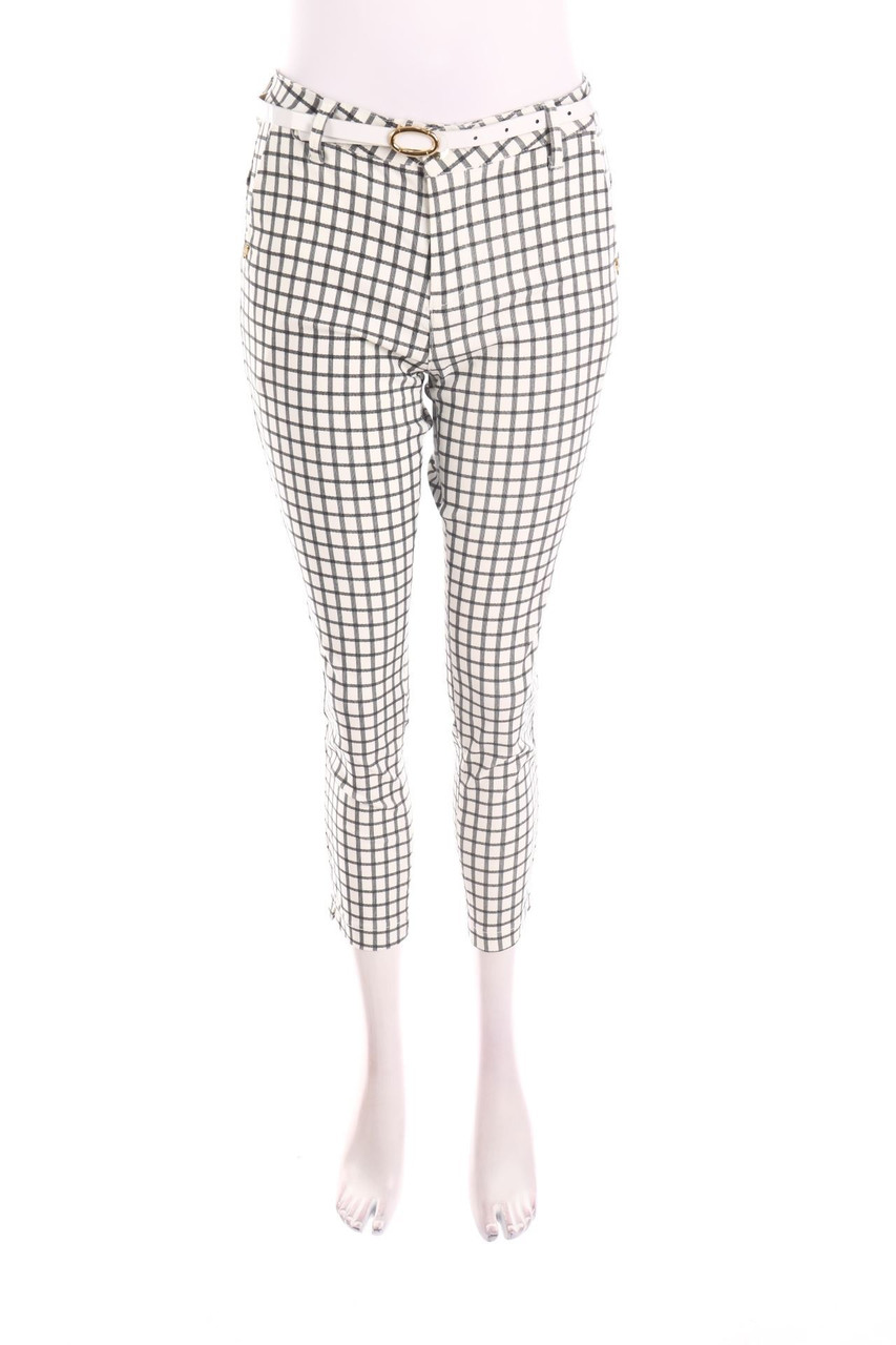 M. Sara Jeans - Treggings mit Gürtel - D 40