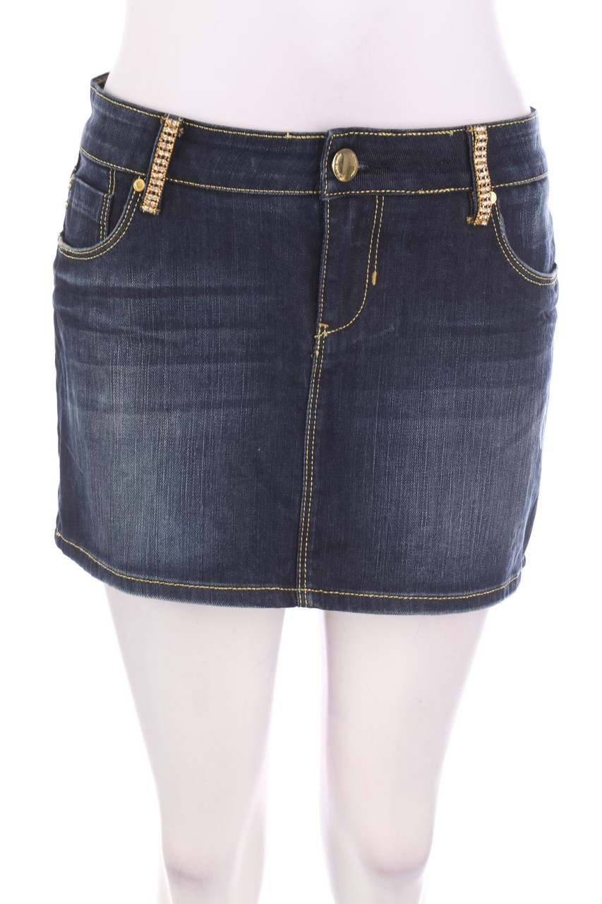 SECONDHAND - Denim Mini Skirt - M